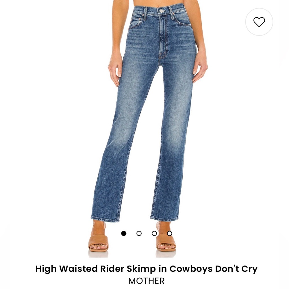 Mother Denim High Rider Skimp in Cowboys Don’t Cry Size 26
